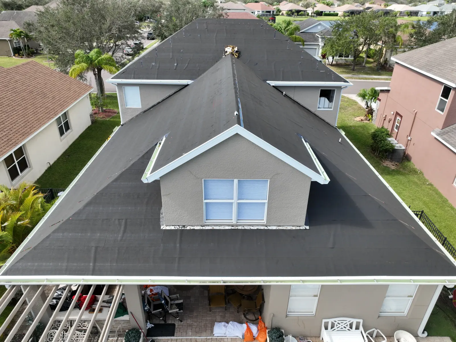 Post-Hurricane Ian roof replacement
